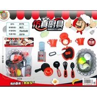 Mainan Masak Masak Budak Perempuan Pretend Play Toys Kitchen Set mainan masak budak Perempuan