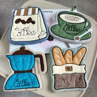 Cross-Border Amazon Coffee Hand Towel Hangable Kitchen Bathroom Gift WWAS