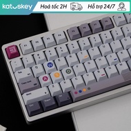 - 1989 Nostalgic Retro Childhood Game Keycap, Thick PBT, Cherry Profile, Durable 5-Sided Dye-Sub Pri