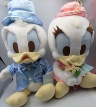 Disney Donald Duck 14" & Daisy 12" 唐老鴨 結婚公仔 一對 (52L5)