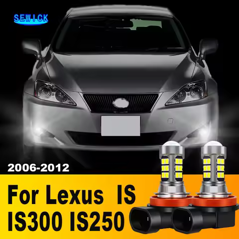 2Pcs LED Lamp Car Front Fog Light Accessories For Lexus IS IS300 IS250 2006 2007 2008 2009 2010 2011