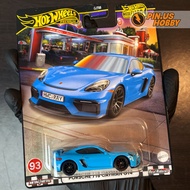 HOT WHEELS PORSCHE 718 CAYMAN GT4 BOULVARD 2024 MIX 1 U CASE ORIGINAL HOT WHEELS by MATTEL, DIECAST 