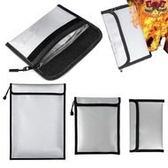 MALCOLM1 Fireproof Document Bag, Waterproof S/M/L Safety Cash Storage Pouch, Faraday Bag Portable He