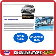 Honda City 2014 Chrome Window Trim Lining Door Belt Moulding Car Accessories