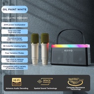 KINYO C10 มินิคาราโอเกะลำโพงบลูทูธ กับไมโครโฟนคู่