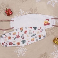 【奕綸台灣製】4D立體防護口罩_聖誕好暖鴨 (8入/盒 2款各4片)