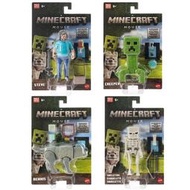 蘋果屋【現貨】美泰兒 MATTEL 麥塊 MINECRAFT電影角色模型  苦力怕 / 小狼丹尼斯 / 史蒂夫 / 骷髏