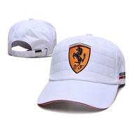 หมวกรถ Ferrari Hip-Hop ฮิปฮอปเบสบอลหมวก F1 Racing หญิงของขวัญหมวกหมวกหมวกกอล์ฟชาย