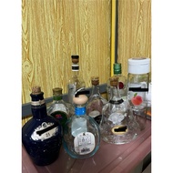 Glass Bottles Empty Liquor Decanters Collectibles There Are Many Types.