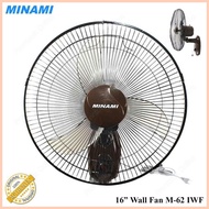 ﹊ ♨ ⚽︎ MINAMI 16" Wall Fan M-62 IWF