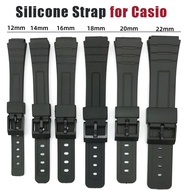 NWA 12/14/16/18/20/22mm Silicone Watch Strap  Casio W800H Sport   Rubber Universal Wristbelt  SGW400