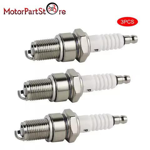 3pcs F7TC Spark Plug for Honda GCV160 GCV190 GX120 GX160 GX200 GX240 GX270 GX340 GX390 168F 182F Gen