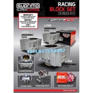 SUPRIMO LC135 LC Y15 Y15ZR FZ RACING CERAMIC BLOCK FJN FORGED CASTING SEMI DOME PISTON BLOK 57MM 60M