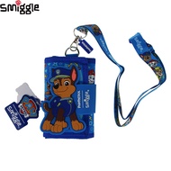 Australia Smiggle Original Children's Wallet Boys Blue Skye Cartoon Messenger Bag Kids' Change Card Storage Bag 5 inches