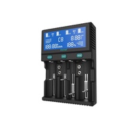 LCD Display Battery Charger 4 Slot 2 9V Battery Slot for 18650 A AA AAA AAAA C D 9V Ni-mh Ni-cd Li-i