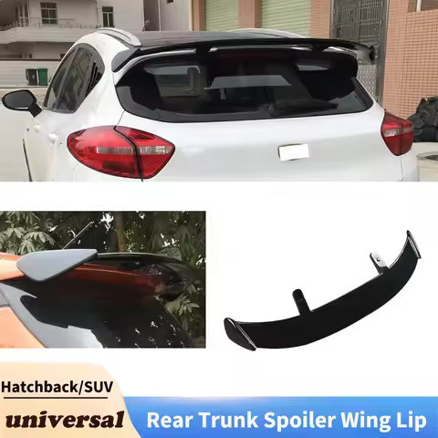 Universal for Hyundai I30 I20 Hatchback Rear Trunk Spoiler Wing Lip Rear Roof Spoilers Diffuser Tail