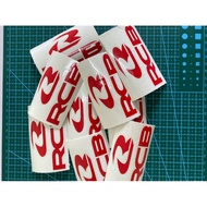 STICKER MOTOR RCB RACING CUTTIG #stiker custom #stiker prin #stiker potong