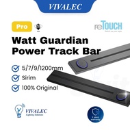 ReTouch Watt Guardian Power Track Series - 32A 8000W Heavy Duty Power Rail (Black / Grey / Gold)