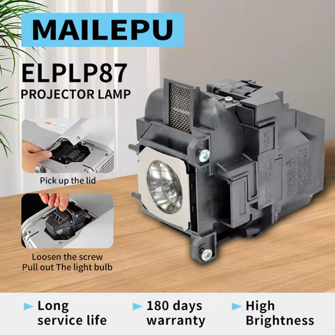 Mailepu Replacement bulb Projector Lamp bulb With housing for ELPLP96 / V13H010L96 EB-W39 EB-W42 EB-