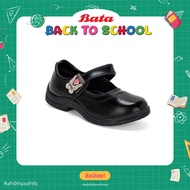 Bata รองเท้านักเรียนเด็กผู้หญิง สีดำ B-Cutie Butterfly antibac School- รหัส 3416195  / 4416195