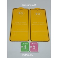 LAYAR Tempered Glass 9D Full HD Samsung A01 Glass Screen Protector