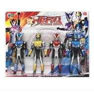 ULTRAMAN 4 PCS SET - TOY SET FOR KIDS<5945E> TOYS FOR KIDS/MAINAN ULTRAMAN LAMPU MAINAN LELAKI