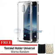 Rainbow Case Anti Crack Samsung Galaxy J7 Plus /  + FREE Tentakel Holder Universal (Tempelan Gurita)
