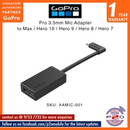 GoPro - Pro 3.5mm Mic Adapter, SKU: AAMIC-001 for GoPro Max/ Hero 10/ Hero 9/ Hero 8/ Hero 7 (Hero10/Hero9/Hero8/Hero7)