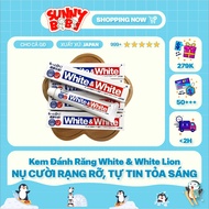 [JAPAN] White & white Lion toothpaste Whitening Toothpaste Sensitive Teeth