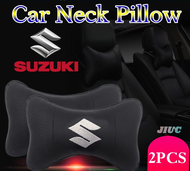 JC| 2Pcs Suzuki Auto Car Seat Neck Pillow Protection Safety Auto Headrest Support Rest Cushion Car S