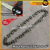 Mata Rantai Chainsaw Cordless Mini 4" 10" Mesin Gergaji Kayu Baterai -