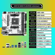 JGINYUE AMD AM4 ITX Motherboard supports Ryzen R3 R5 R7 1/2/3/4/5 series CPU DDR4 RAM Desktop PC PCI