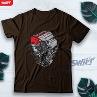T-SHIRT HONDA Civic Type R EP3 K20A Engine TSHIRT JDM DISTRO CLOTHES