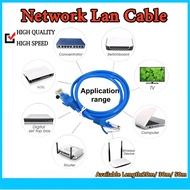 High-Speed Ethernet LAN Cable (20M/30M/50M) - UTP 4Pair 24AWG Patch Cable for Router, Modem & PC