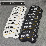 PING Magnet 10pcs set Golf Iron Head Cover New Golf Iron Cover 4 5 6 7 8 9 P S U W Iron Head Cover U