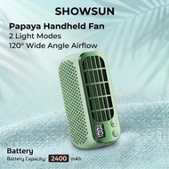 Portable Bladeless Fan 2400mAh USB Rechargeable Mini Cooling Fan Night Light 5 Speed