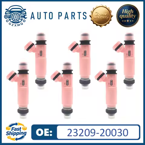 6pcs 23209-20030 Fuel Injectors for Toyota for LEXUS Solara Highlander Sienna Camry RX400H RX300 ES3
