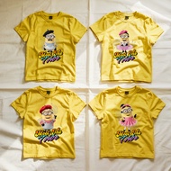 Minious World Family Design  Tshirt Holiday Tshirt Set Baju Sedondon Baju Family 045_Family