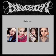Aespa armageddon Album photocard smini My Power Zine authenitic ver. Mùa đông Giselle ningning karin