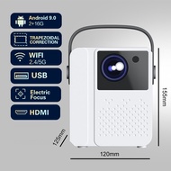 T2 Pro Mini Projector Portable Projector 4K Support Full HD Outdoor Movie Projector Wired Screen Syn