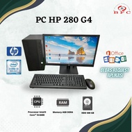PC HP SEPAKET 280 g4 MT core i5 8400 RAM 4 GB HDD 500 GB KOMPLIT LED 19"
