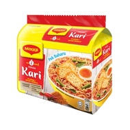 Maggi Kari Instant Noodles Maggi Mee Curry Maggi Mi Segera Kari (5 Packs x 79g)