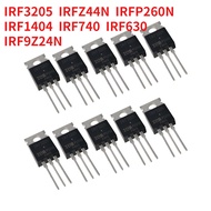 5Pcs Fast Switching Power Transistor  Mosfet IRFZ44N IRF1010 IRF1404 IRF3205 IRF740 TO-220