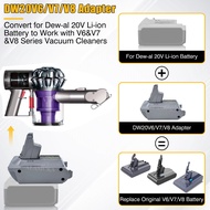 3-in-1 Battery Adapter Converter DW20V6V7V8 Convert for Dewalt 20V Lithium Battery To for Dyson V6 V