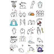 Cute Icon kute sticker, moon rabbit sticker