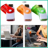 CRE 4 in 1 Memory Card Reader USB2 0 Card Reader for TF MS Card Reader Adapter