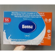 Bonna 0-6 Months 2kg 2026 EXPIRY Bona Infant Formula Milk