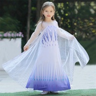 New Frozen 2 Elsa Wedding Dress For Girl Kids