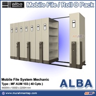 Mobile File Alba MF AUM 103 - Roll O Pack Alba Mekanik 40 Compartment