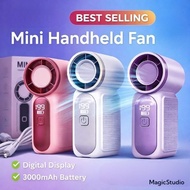 【1PCS】199 Speed MINI Portable Handheld Fan USB Rechargeable Cooling Fan Pocket Fan Outdoor Camping T